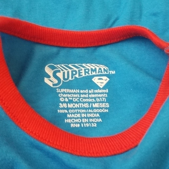 NWT Superman Romper 3-6m - Picture 5 of 5